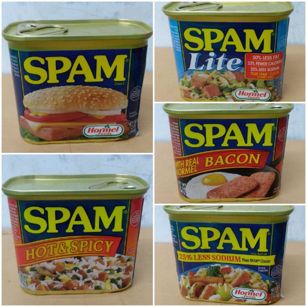 

Hormel Spam 5 Variant 340gr/Kornet Babi NON HALAL USA