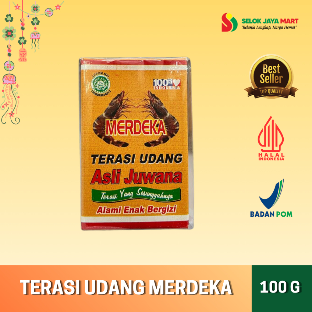 

TERASI UDANG MERDEKA 100G