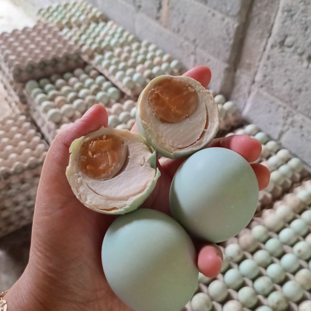 

Telur Asin Matang Enak Masir Ukuran AB Isi 6 Butir Pengiriman Aman