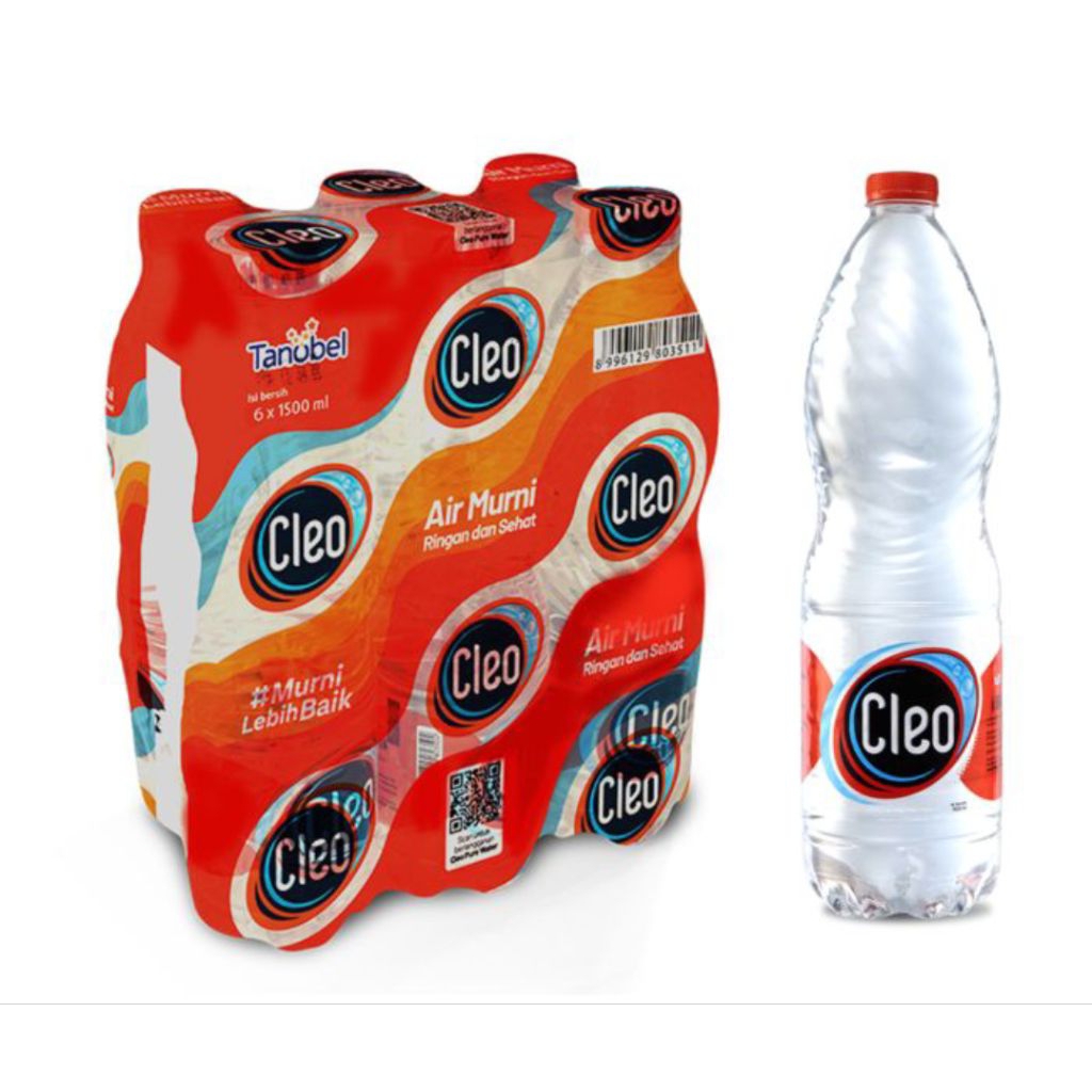 

CLEO Air Mineral Murni 1500ml isi 6 Botol