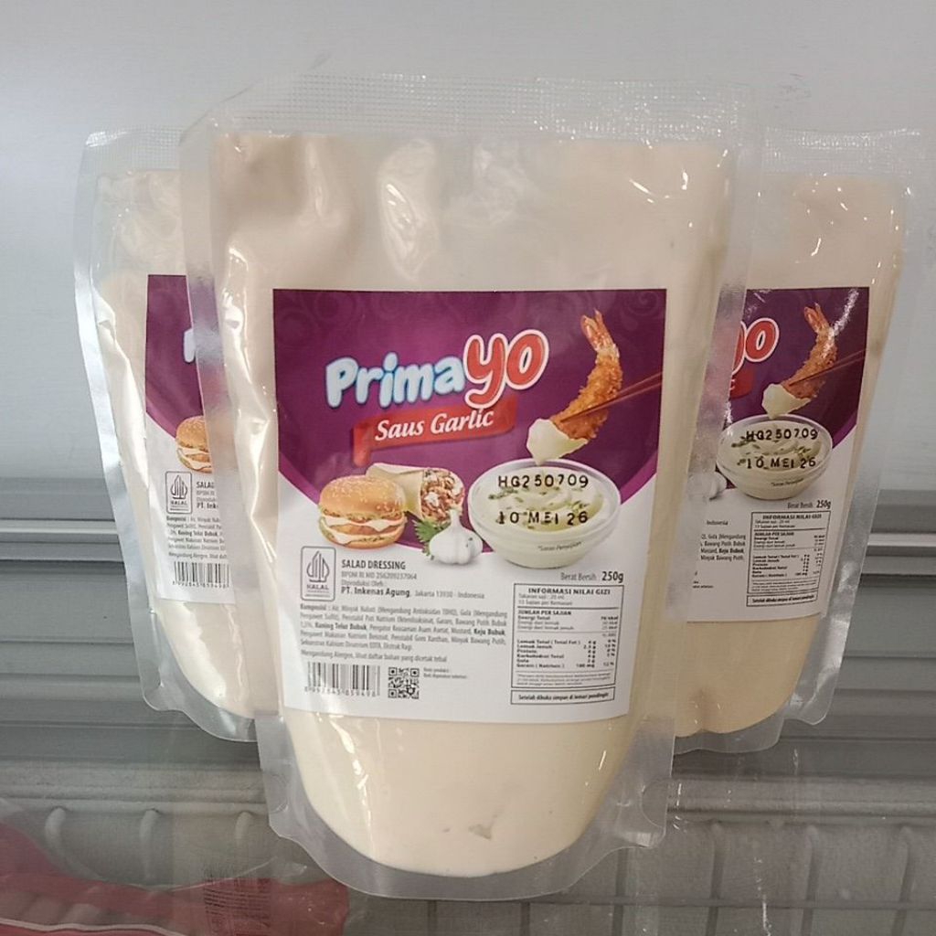 

Primayo saus garlic 250 gr