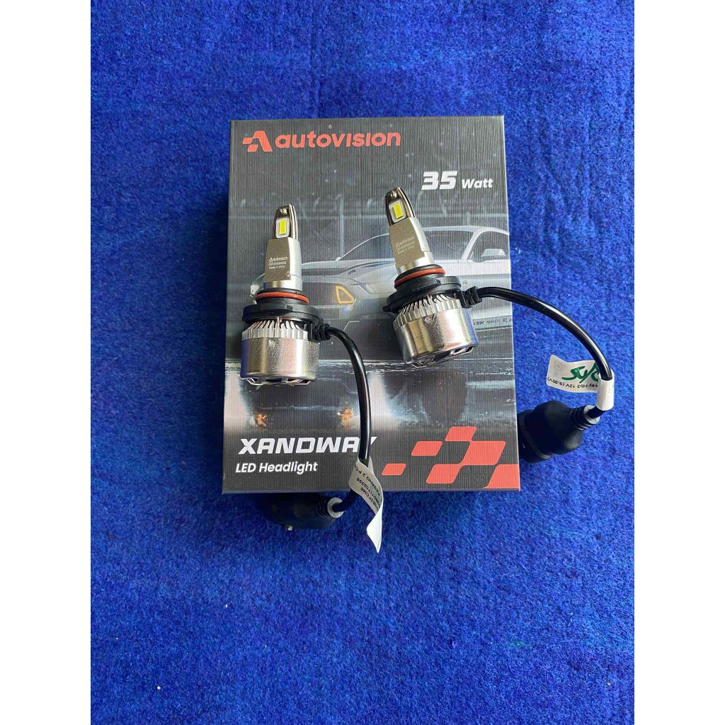 lampu led autovision HB3 35 watt sepasang.