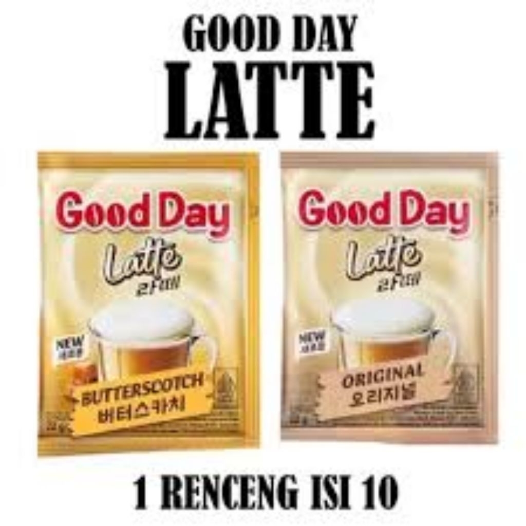 

good day latte original butter Scotch