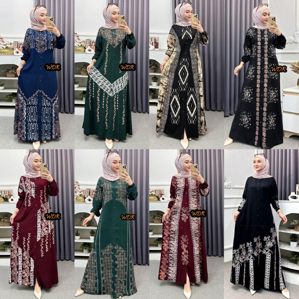 ( S M L XL XXL ) Gamis Twill Ori Gamis Twill Rayon Premium Gamis Twill Ori Pekalongan Gamis Rayon Ca