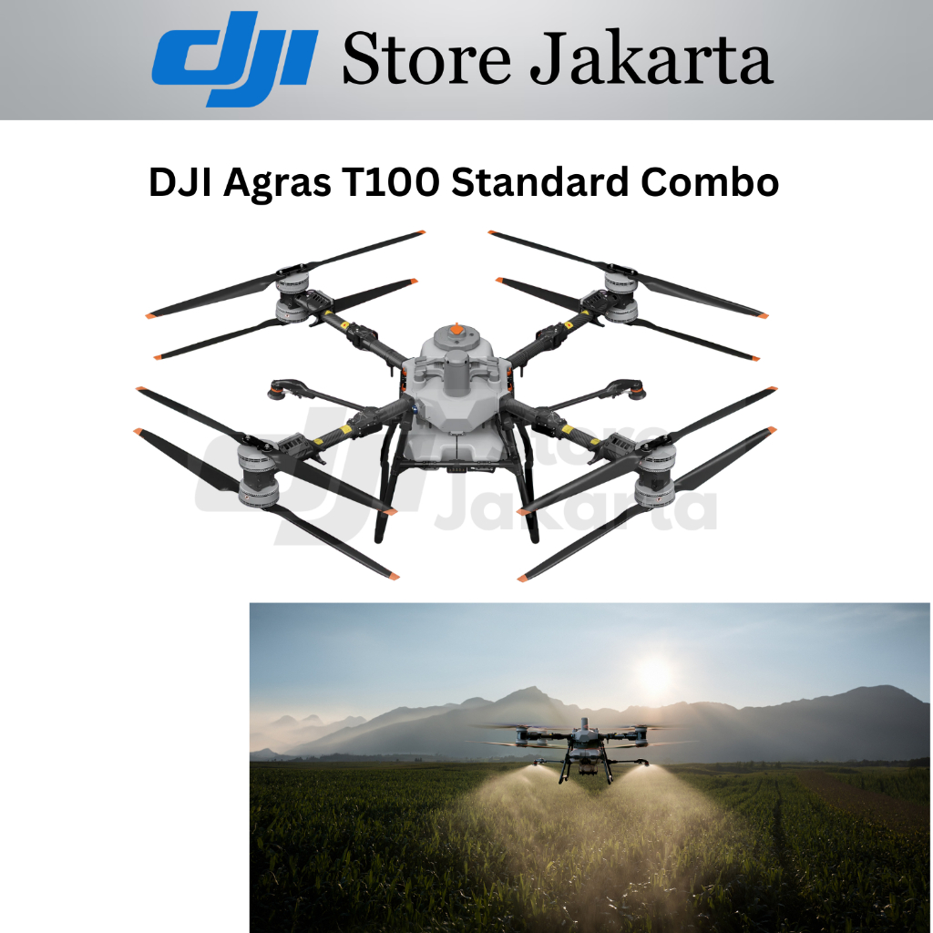 DJI Agras T100 Standard Combo - Drone Pertanian Kapasitas 100L