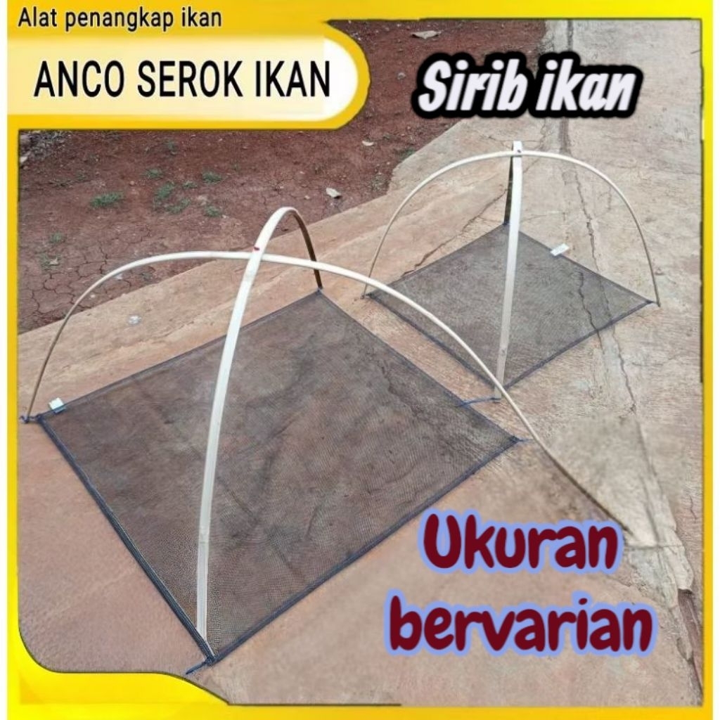 sirib jaring penangkap ikan anco bahan RK SUPER