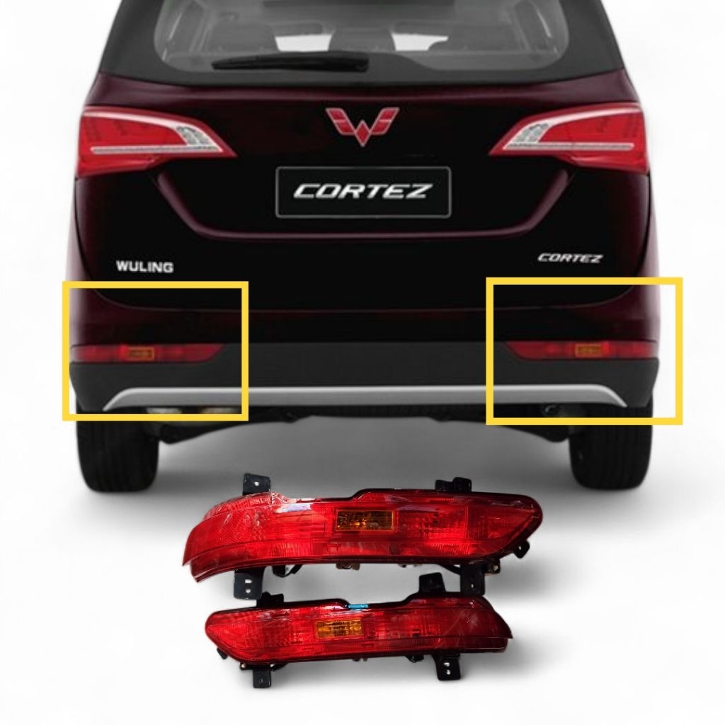 REFLEKTOR - MATA KUCING BUMPER BELAKANG - WULING CORTEZ - 2017-2025 - ORIGINAL