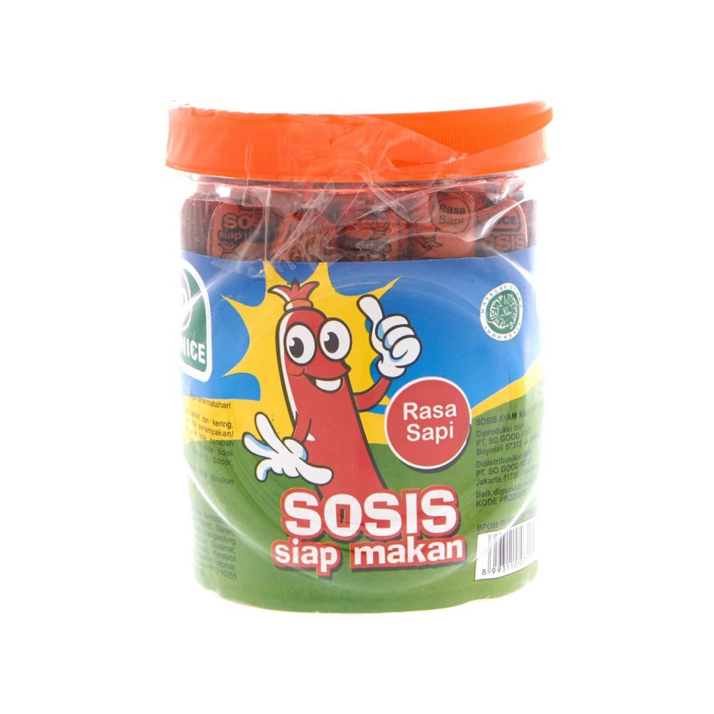 

So nice Sosis Siap makan Ayam & Sapi 480 g
