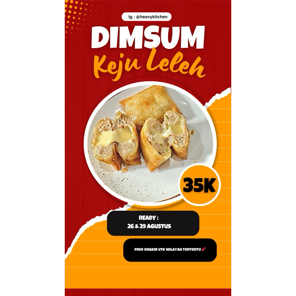 

dimsum goreng keju leleh