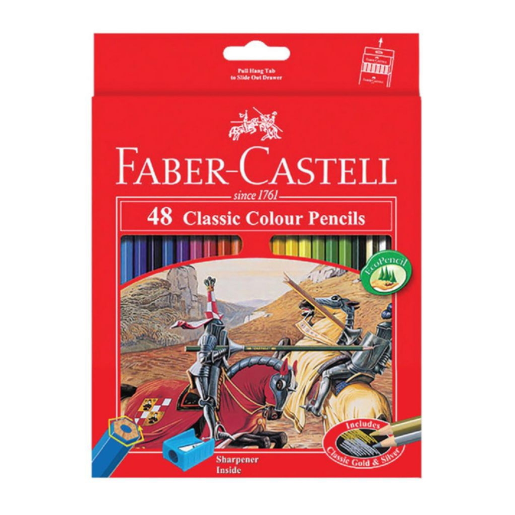 

Faber-Castell Pensil Warna 48 Classic Colour Pencils