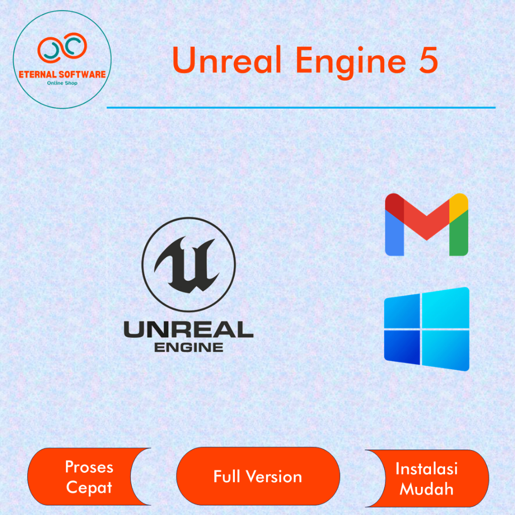Unreal Engine 5 versi Full Version Software Design 3D Game Creator Full Lisensi Lifetime