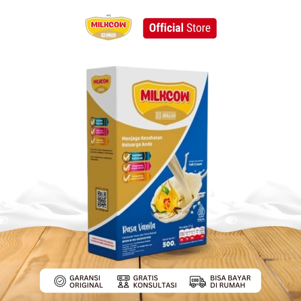 

Milkcow Annajah - Susu Penggemuk Badan Tinggi Kalsium - 500gram
