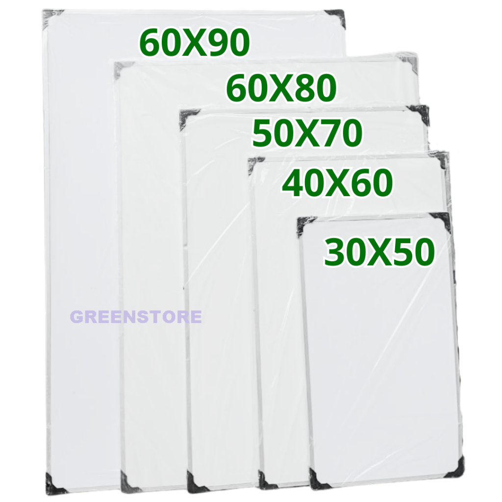 

Papan Tulis Spidol dan Kapur Whiteboard / Blackboard Ukuran 30X50, 40x60, 50X70, 60X80, 60X90 CM