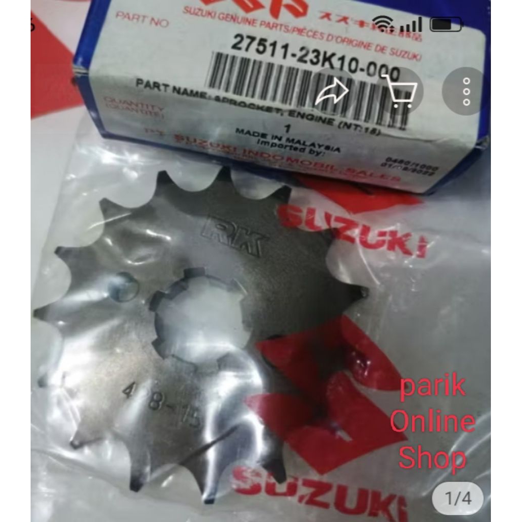 Gir Gear Depan Suzuki GSX R S Bandit 150