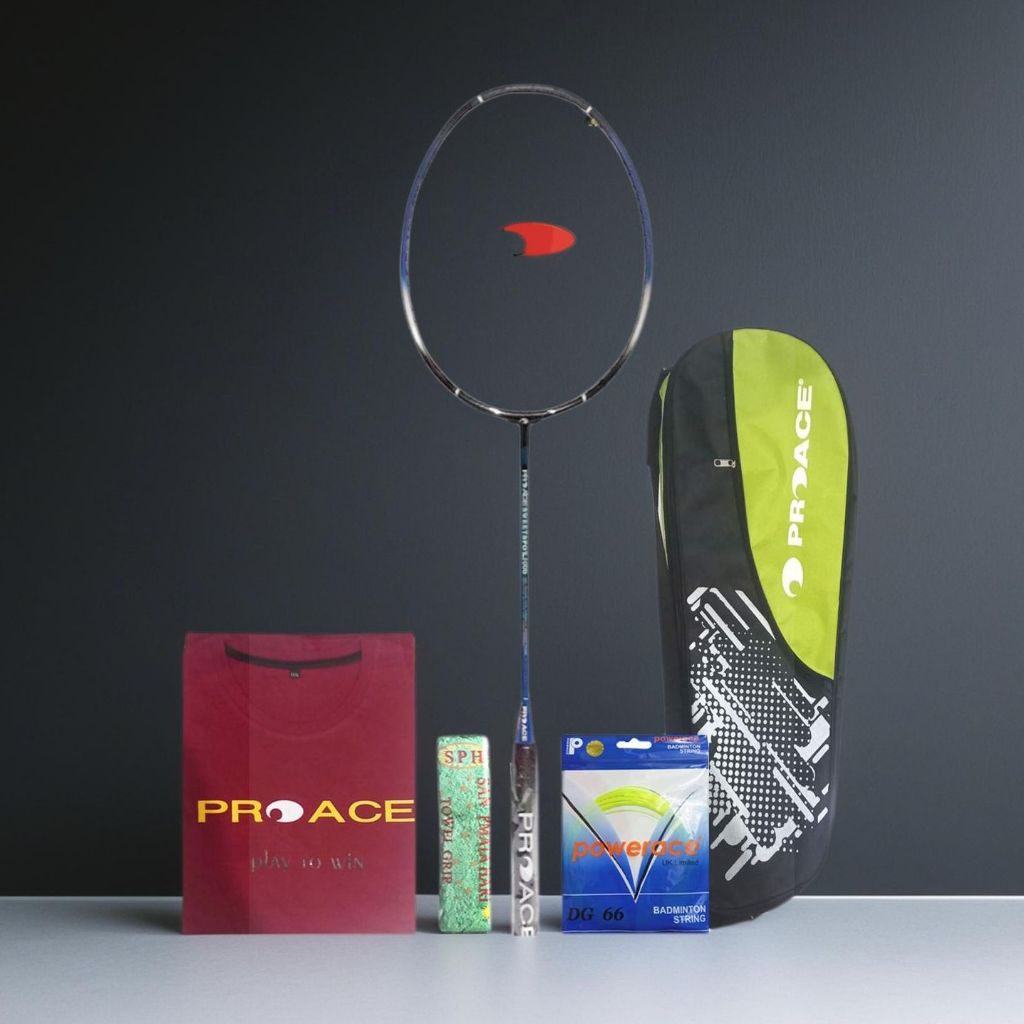 Raket Badminton ProAce Sweetspot 2000 Bonus Komplit Raket Pro Ace Sweetspot 2000
