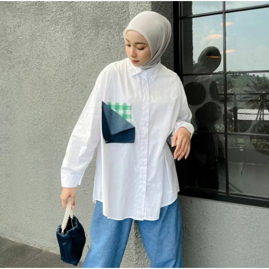 Kemeja Rurik Enzy Shirt. Kemeja Rurik Original. Kemeja Rurik Terbaru. Atasan Rurik