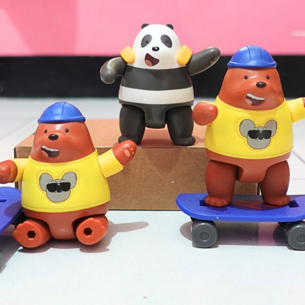 (PRELOVED) FIGURE TOYS WE BARE BEARS X MCD HAPPY MEAL