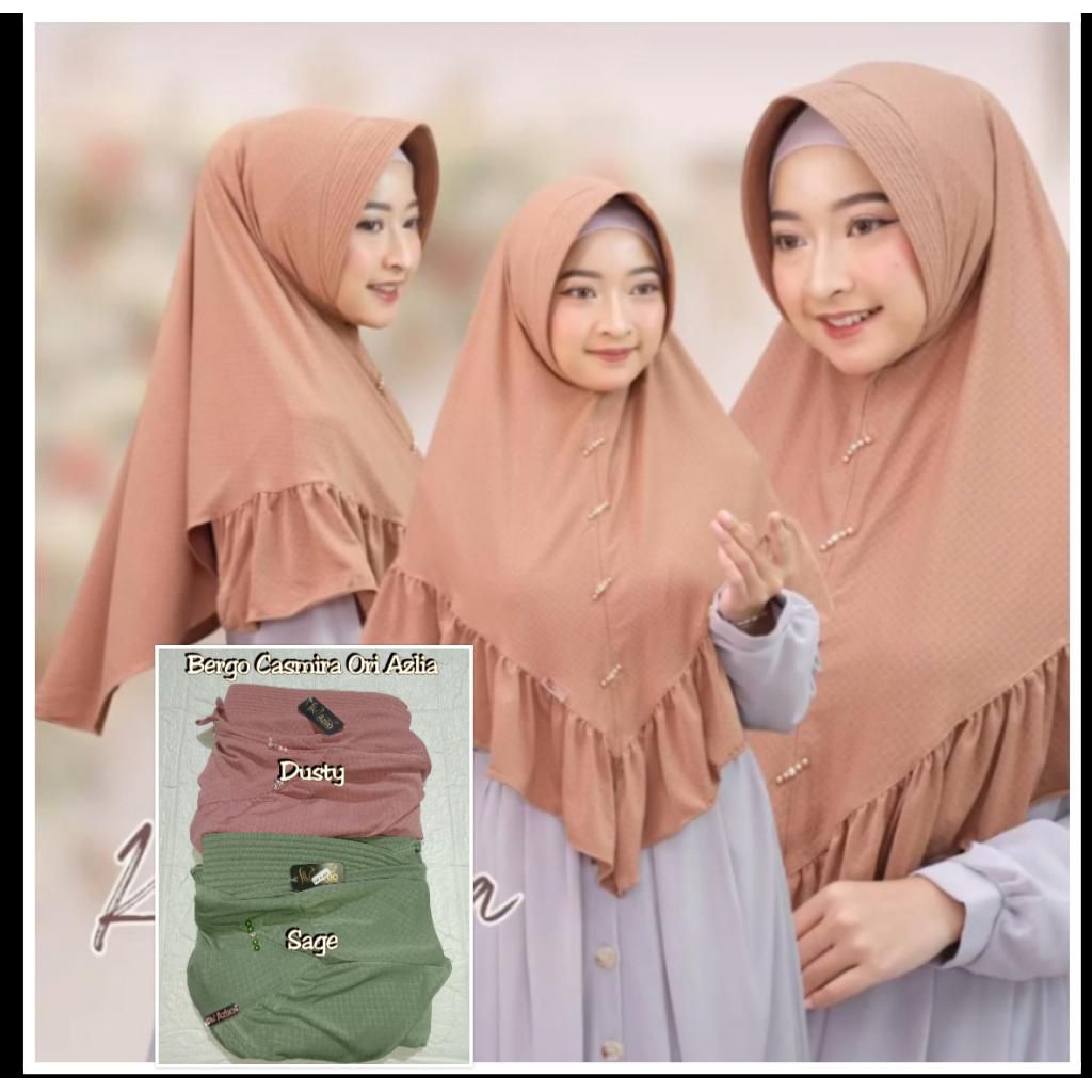 bergo instan kasmira azlia/Bergo Rempel azlia