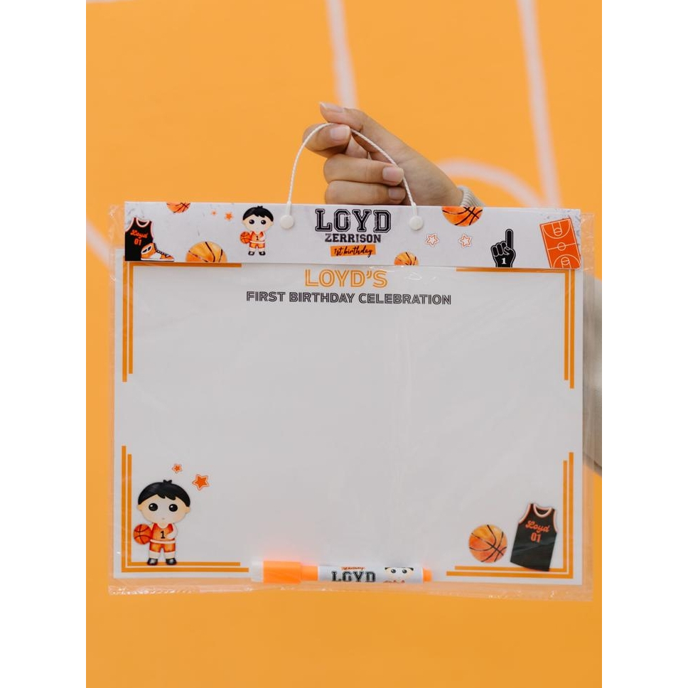 

Set Souvenir Ultah Anak papan tulis board & spidol custom