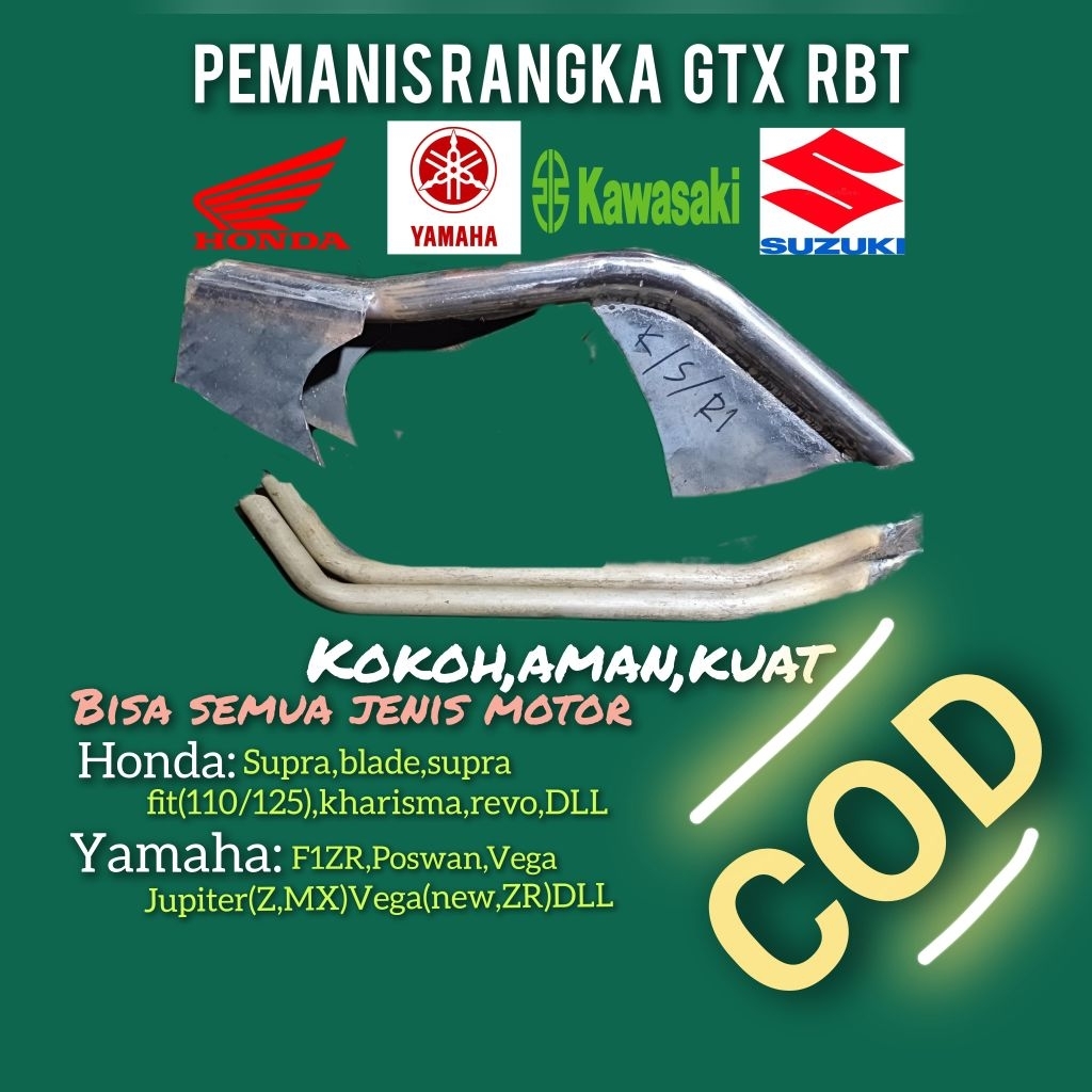 Pemanis Rangka RBT - Penguat Rangka RBT semua jenis motor