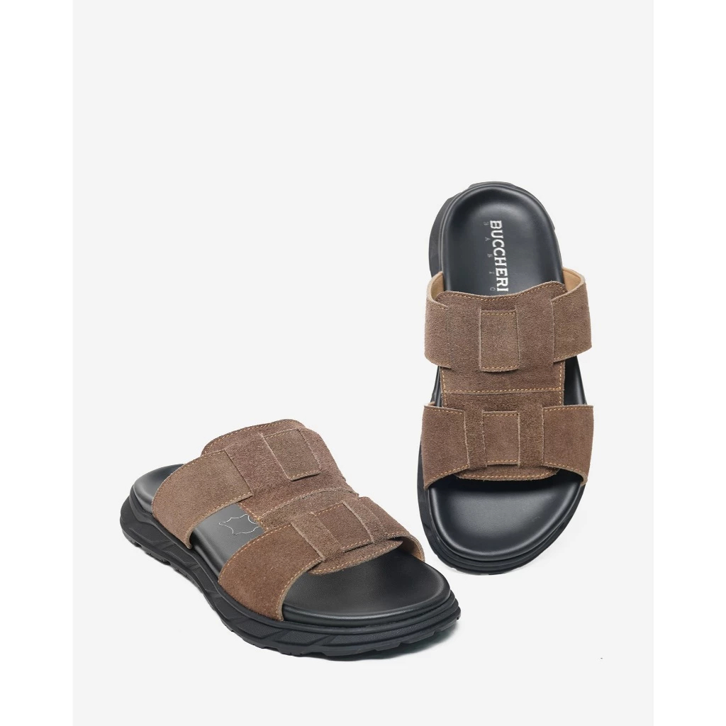 BUCCHERI Sandal Kulit Pria Ruvo - SA5113