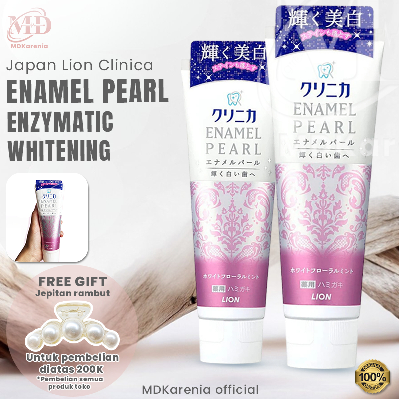 Japan Lion Clinica Enamel Pearl Enzymatic Whitening  l Lion Japan Clinica Enamel Pearl Enzymatic Whi