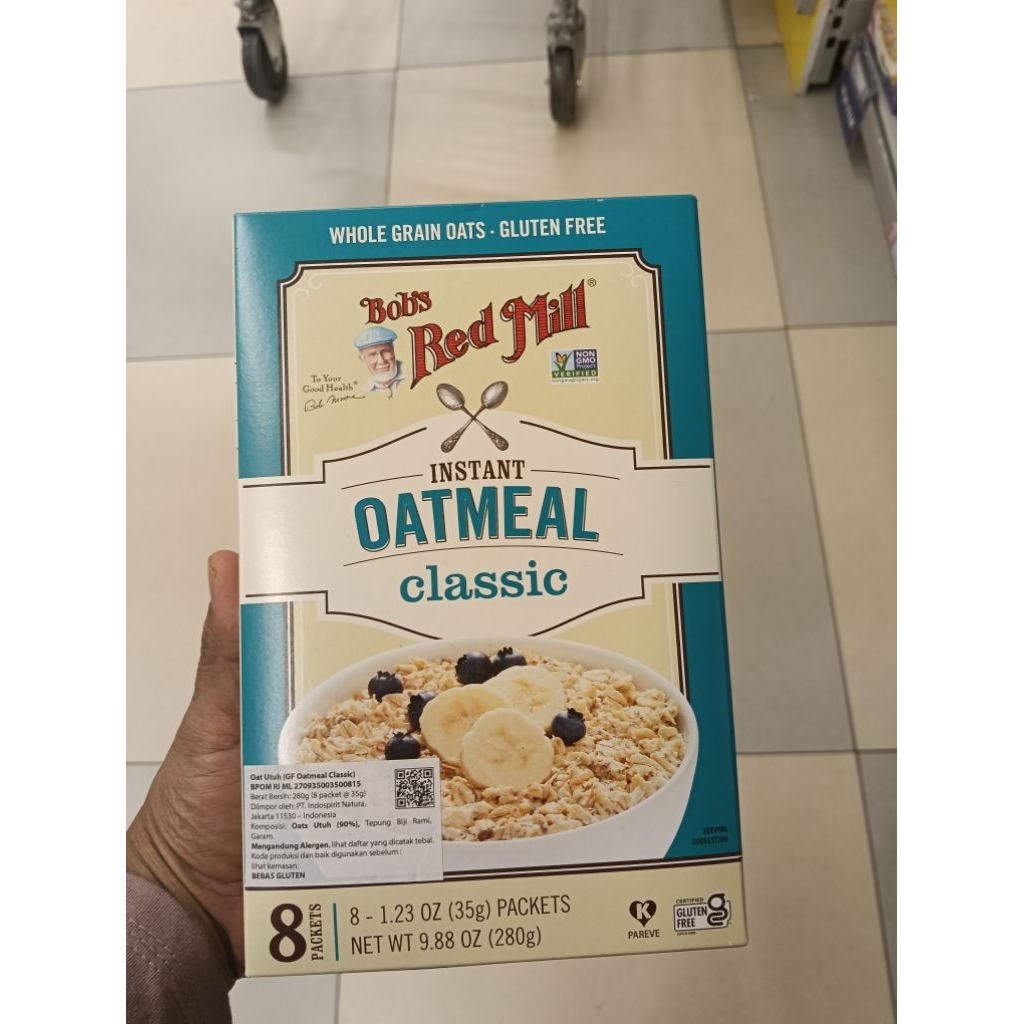 

bobs red mill instant oatmeal classic 280gr
