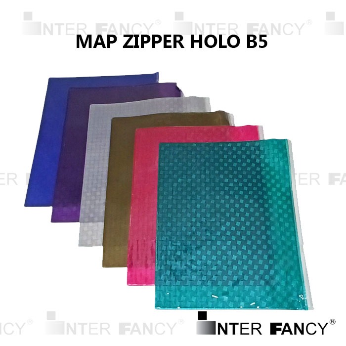 

Map Dokumen Plastik Zipper Holo. Ukuran B5. Berfungsi untuk menyimpan dokumen atau benda lainnya. Bahan Plastik Tebal. Terdiri dari 6 warna.