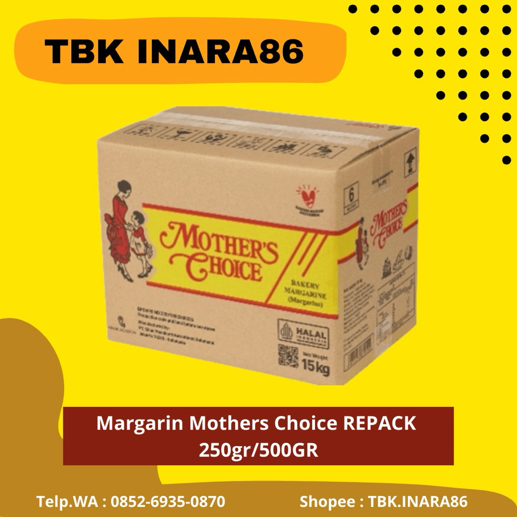 

[REPACK] Margarin Mother’s Choice 250gr 500gr – Mentega Serbaguna untuk Masak & Kue