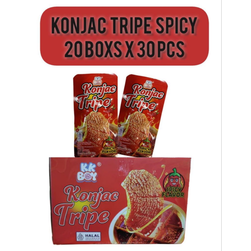 

LUVMI SNACK KK BOY KONJAC TRIPE SPICY ISI 30
