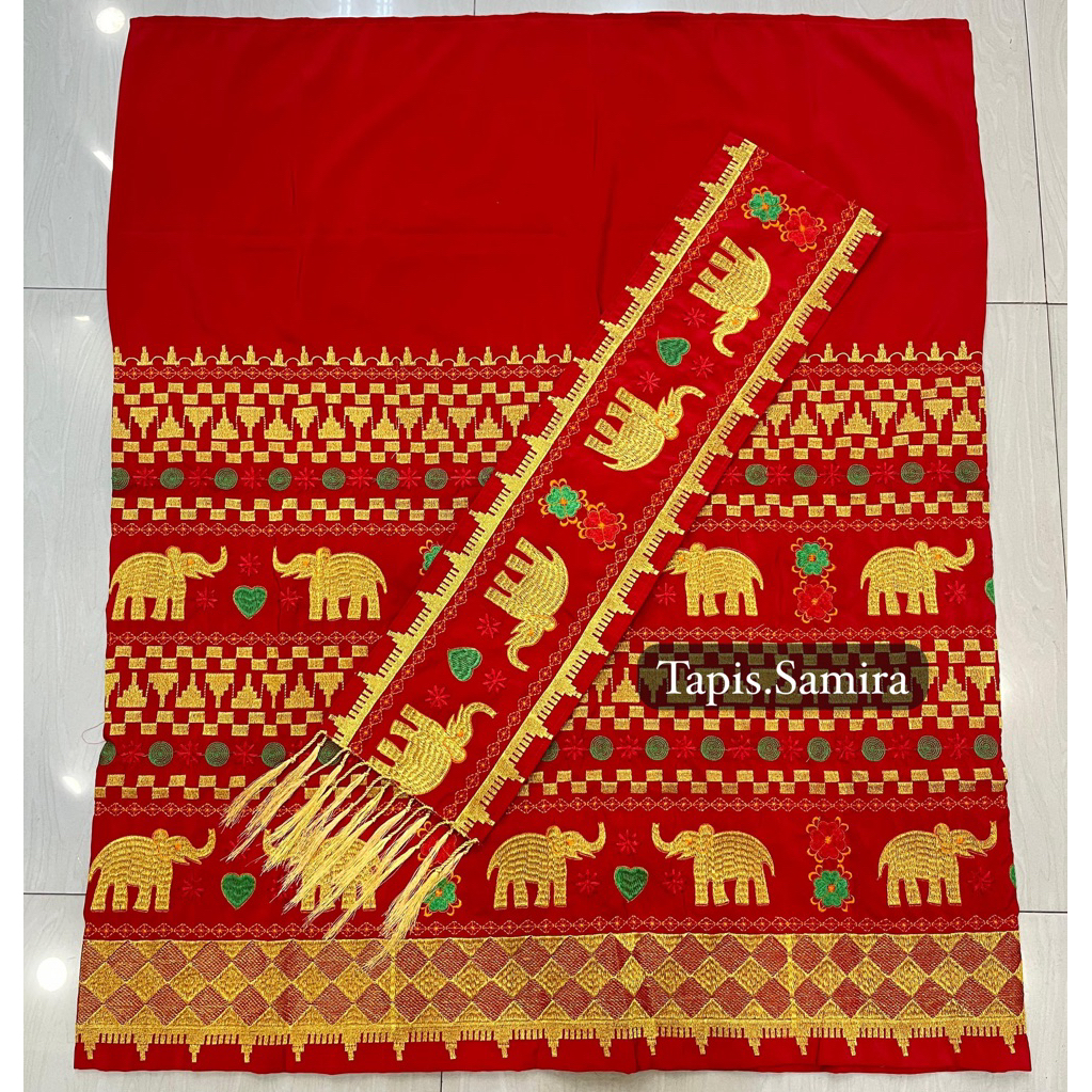 Tapis Lampung Bordir Tenun