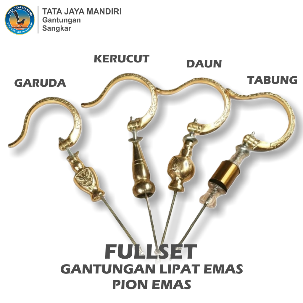 GANTUNGAN SANGKAR EMAS FULLSET PION GOLD CANTOLAN SANGKAR BURUNG KOTAK