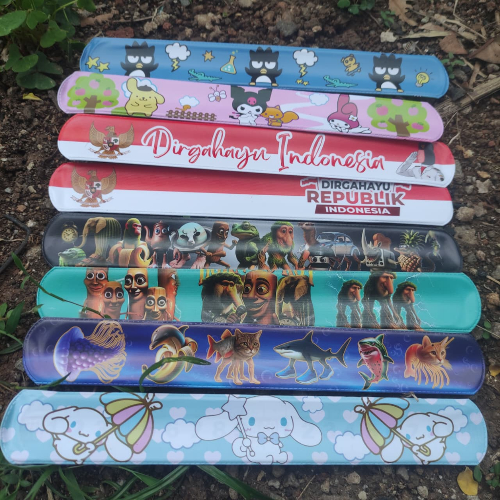 penggaris gelang motif karakter anak / jidar gelang karakter