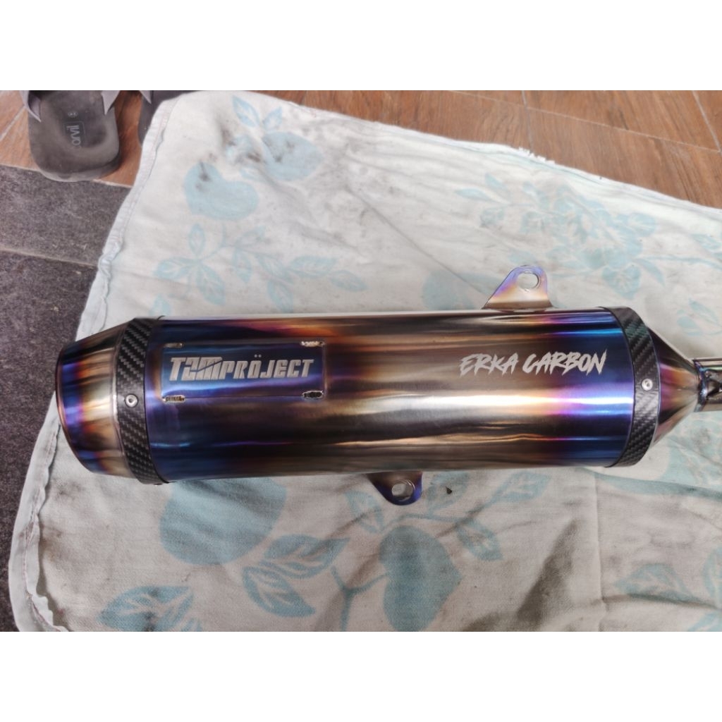 Knalpot titanium tzm project Pcx/Vario 160 ex kontes