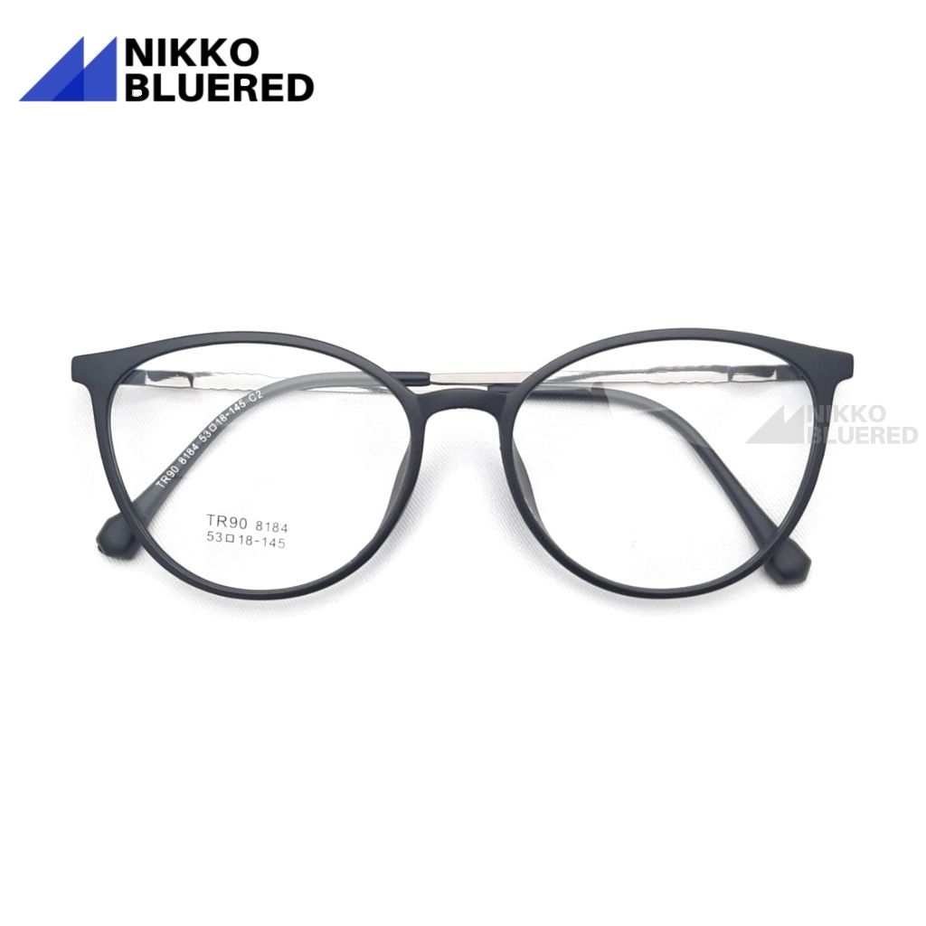 Paket Kacamata 8184 Lensa Photocromic Blueray