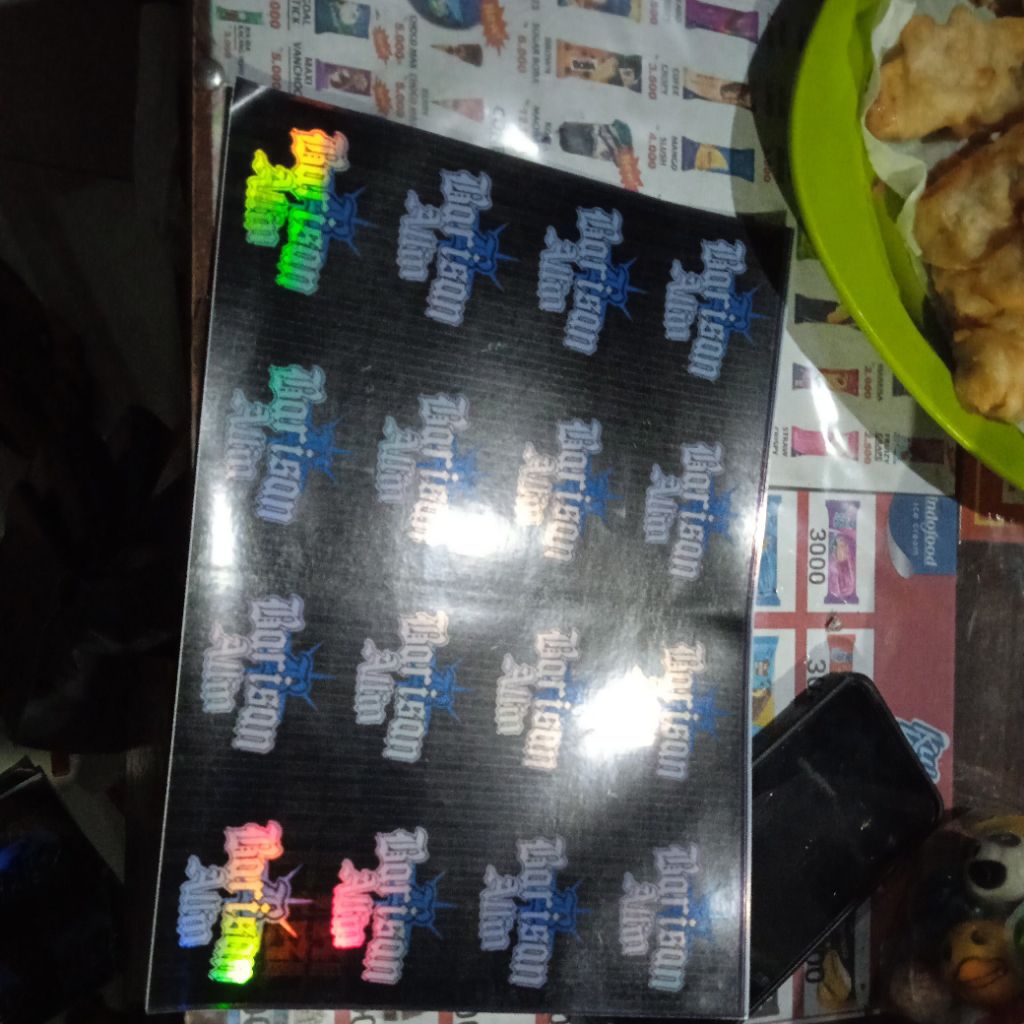 

stiker barisan allin palsu lembaran