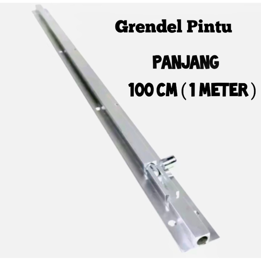 Slot Grendel Pintu Kupu Tarung Panjang 50,60,80,100,120cm Bahan Alumunium