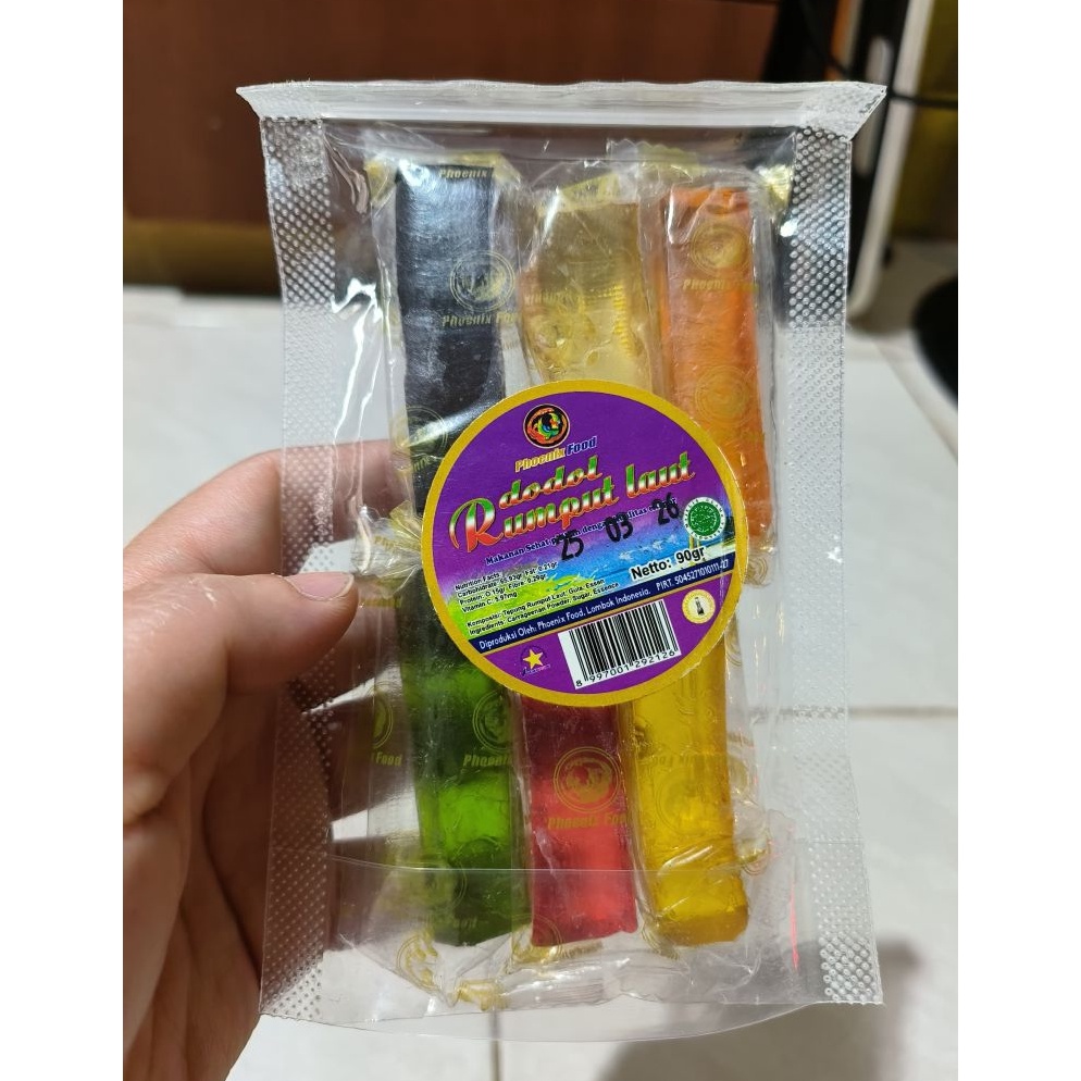 

Tren Kinjo Jelly Dodol Manisan Rumput Laut Khas Lombok 9Gram