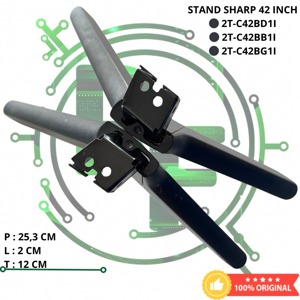 STAND KAKI DUDUKAN PEDESTAL TV LED SHARP 42 INCH 2T-C42BG1I 2T-C42BG1 2T-C42BG 1I 2T-C42BB1I 2T-C42B