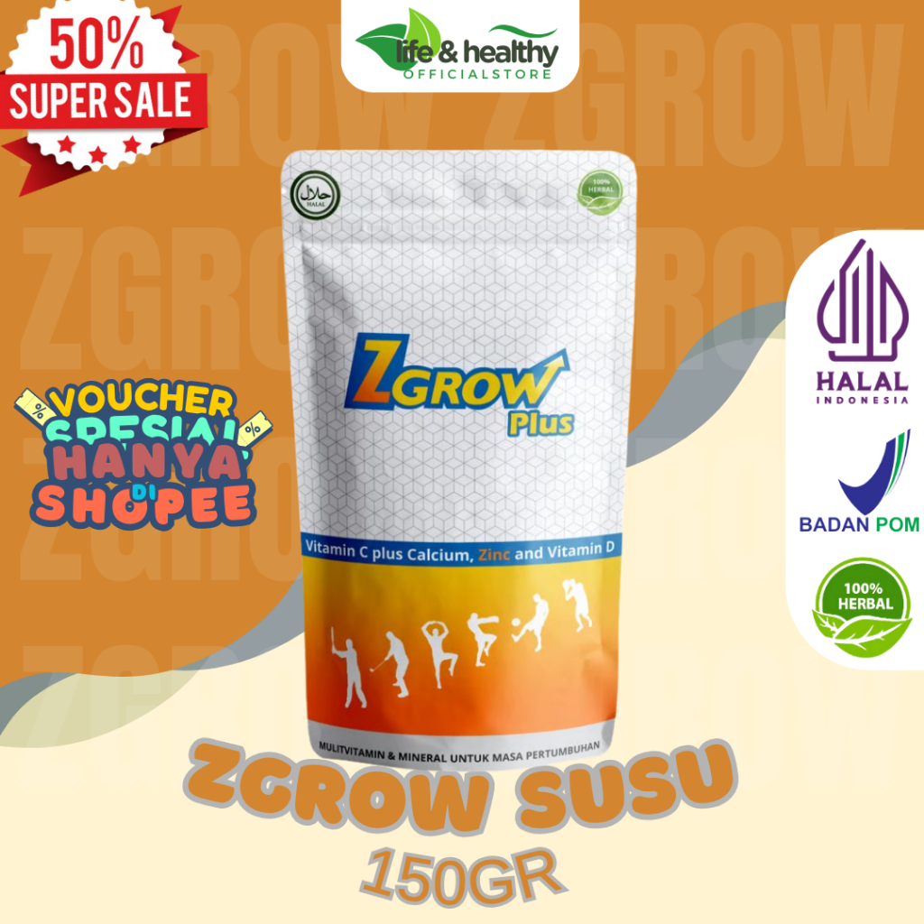 

[VIRAL] ZGROW PLUS SUSU - SUSU TINGGI KALSIUM AMPUH UNTUK TINGGI BADAN ORI TANPA EFEK SAMPING