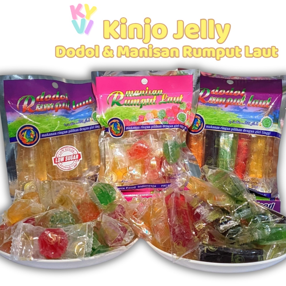 

Terbaru KYVI Kinjo Jelly Phoenix Dodol Manisan Rumput Laut Oleh Oleh Khas Lombok Dodol Rumput Laut Cemilan Sehat Cemilan Jelly kinjo Kinjo Jelly