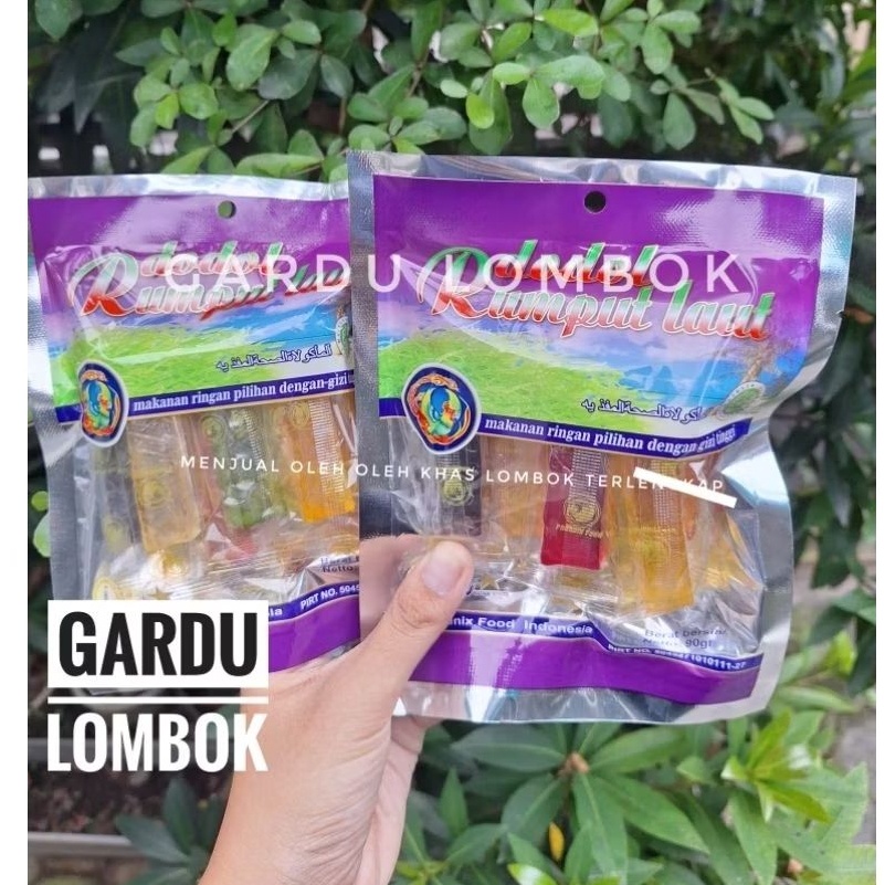 

Baru Kinjoy jelly Dodol Rumput Laut Phoenix 9 gr oleh oleh Khas Lombok