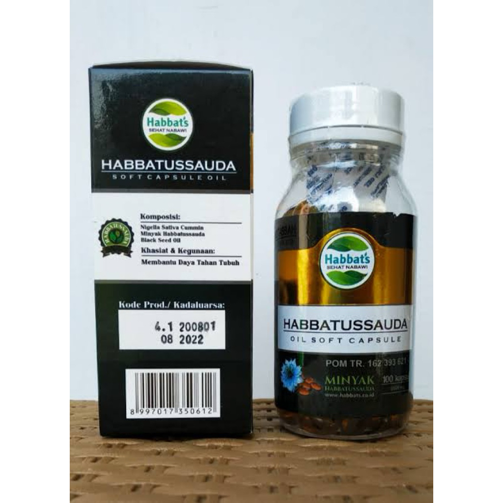 Habbats Soft Gel 100 Kapsul Habbats International