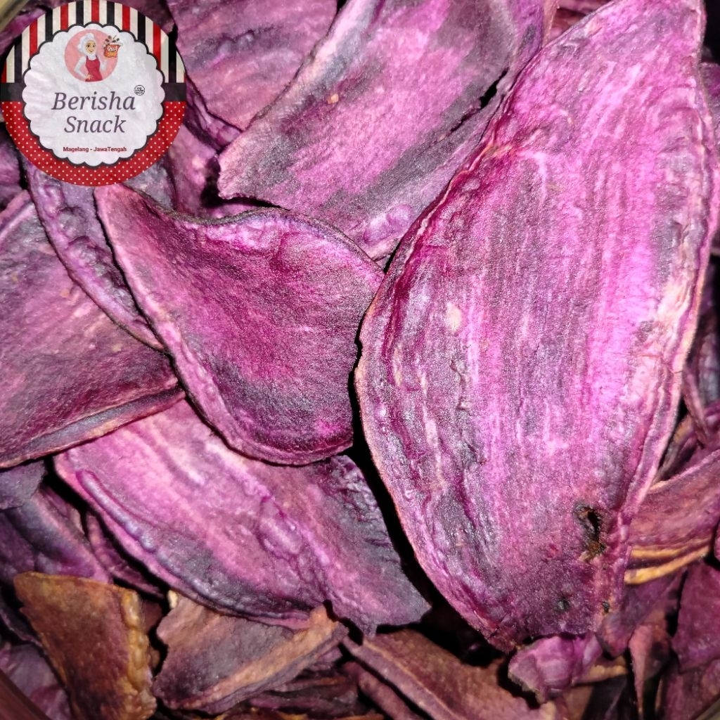 

KERIPIK UBI UNGU MANIS / KERIPIK KETELA RENYAH [200 GRAM]