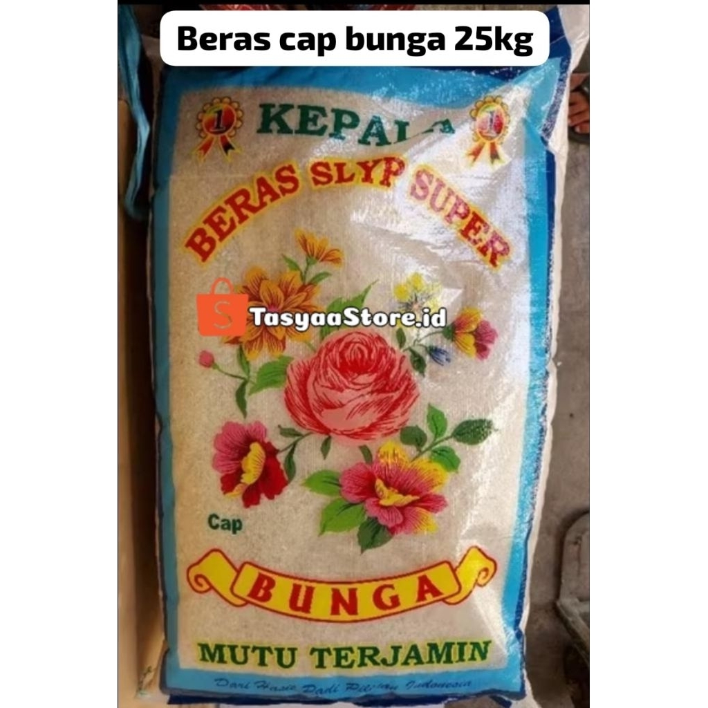 

Beras Cap Bunga 25kg READY STOKK!!