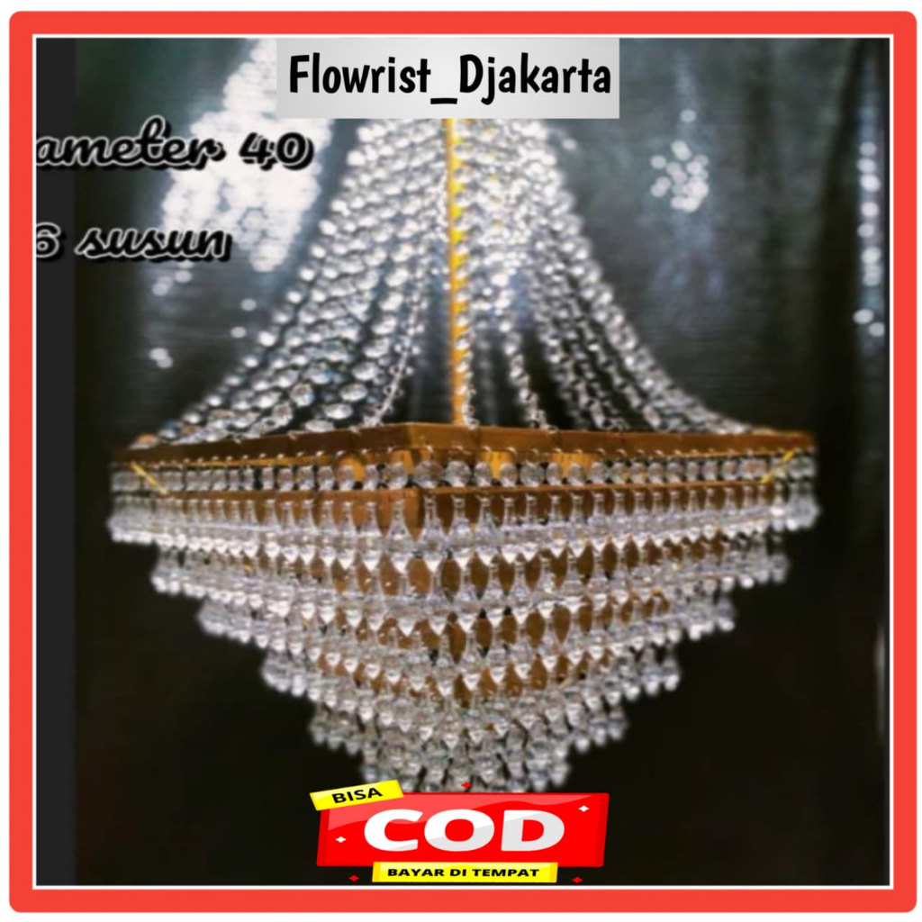 Lampu Hias Gantung Crystal / Lampu Gantung Kristal