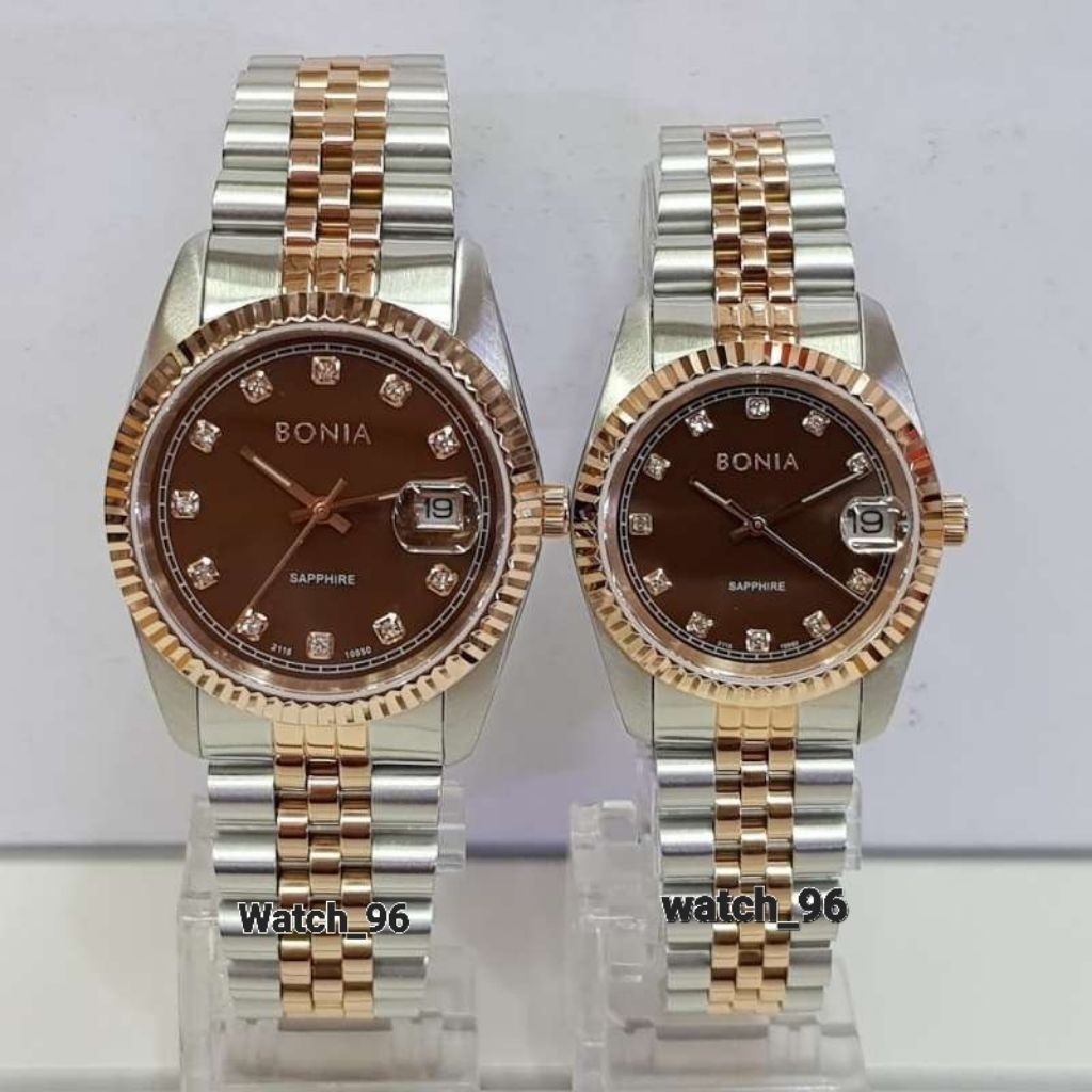 100% ASLI JAM TANGAN WANITA BONIA BNB10550 B10550 SAPPHIRE SILVER ROSEGOLD BROWN