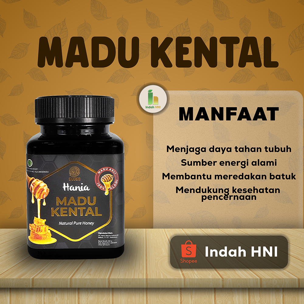 

MADU KENTAL HNI HPAI – Madu Longan Premium | Murni Tanpa Campuran | Menambah Vitalitas & Daya Tahan Tubuh | 250gr