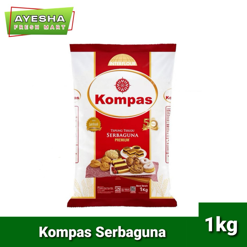 

Tepung Terigu Kompas 1 kg