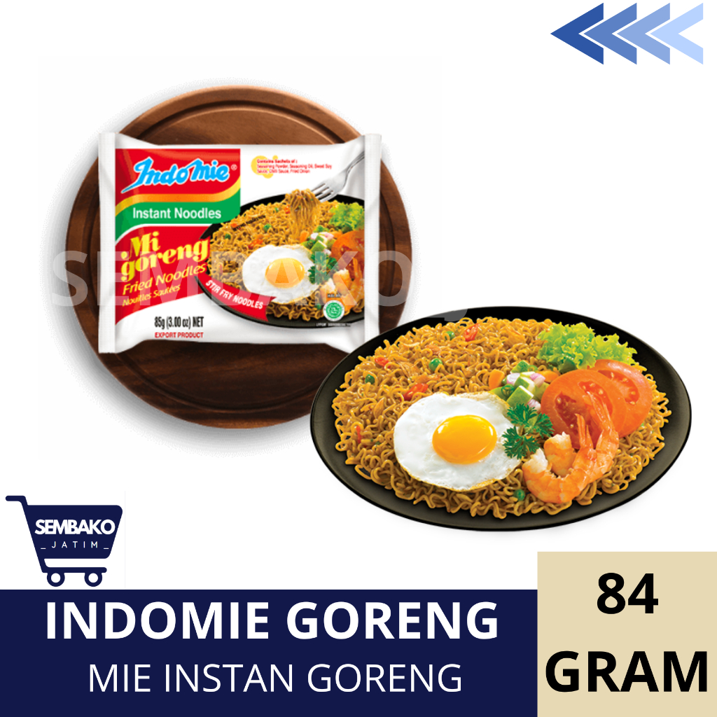 

INDOMIE GORENG 84 GRAM II INDOMIE GORENG RENDANG II SEMBAKO_JATIM